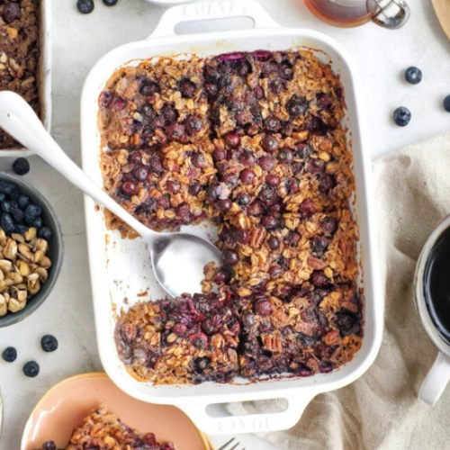 Baked Blueberry Oatmeal