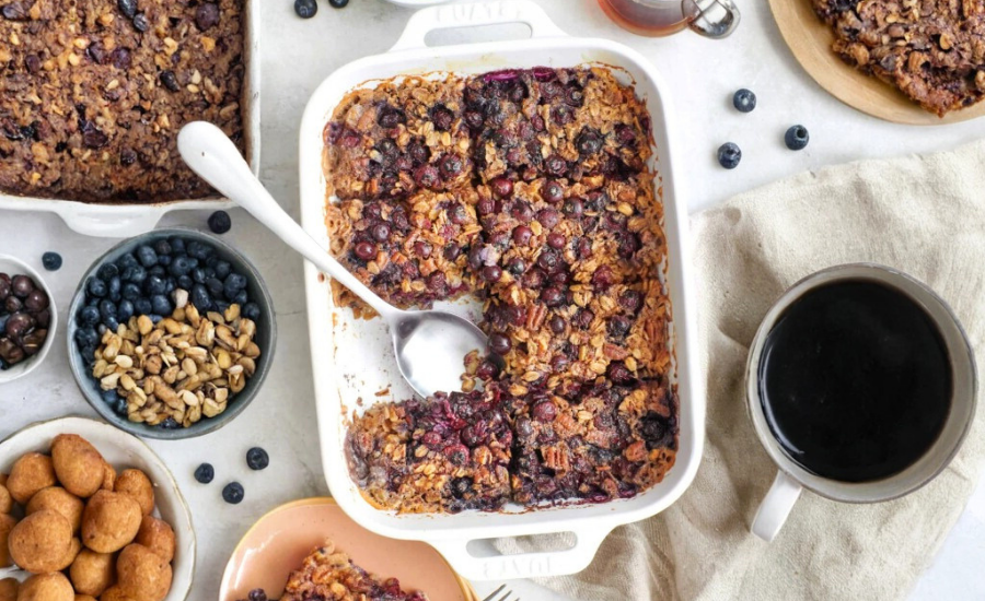 Baked Blueberry Oatmeal