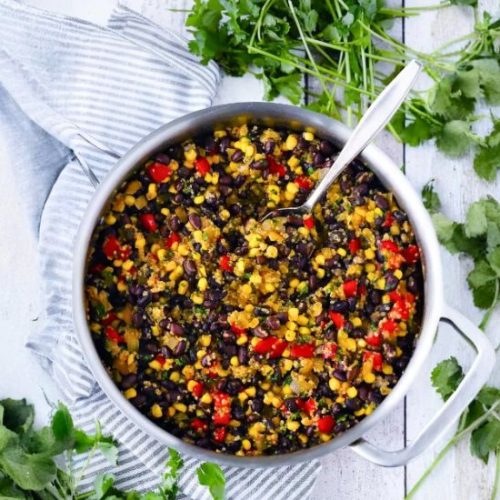 Spicy Quinoa and Black Beans